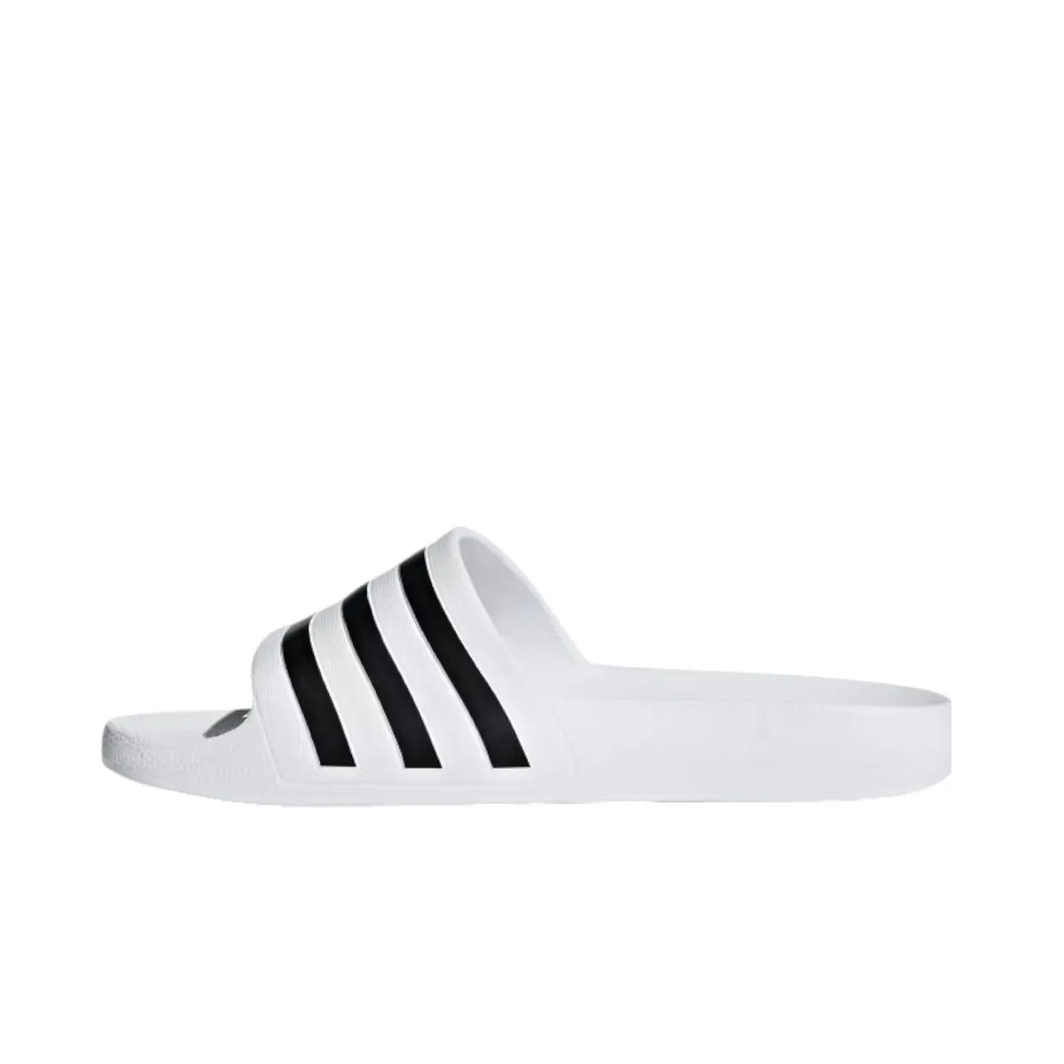 Adidas Mens Adilette Aqua Slides F35539 Cloud White / Core Black / Cloud White