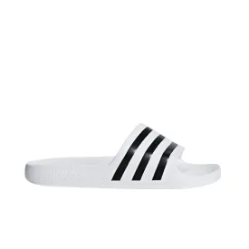 Adidas Mens Adilette Aqua Slides F35539 Cloud White / Core Black / Cloud White
