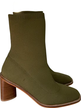 ASOS Green Dolce Vita Alaya Knit Booties UK 7 EU 40 👠