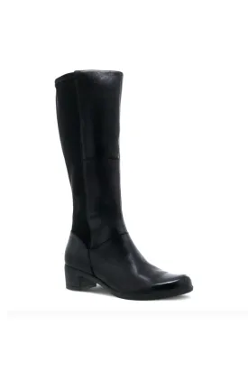 DANSKO CELESTINE WATERPROOF BLACK BURNISHED TALL BOOT