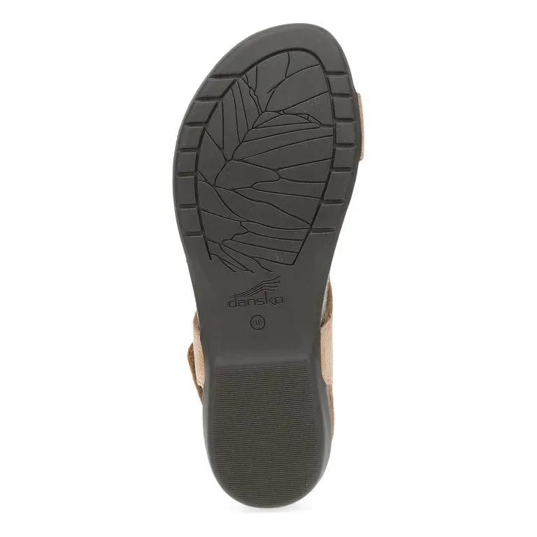 Dansko Women's Reece Sandals- Honey Distressed