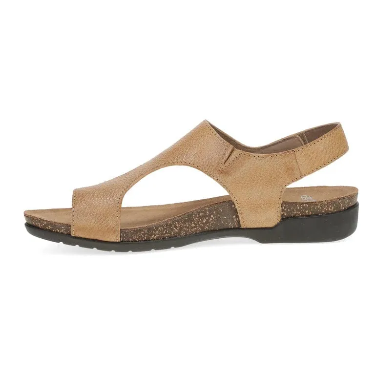 Dansko Women's Reece Sandals- Honey Distressed