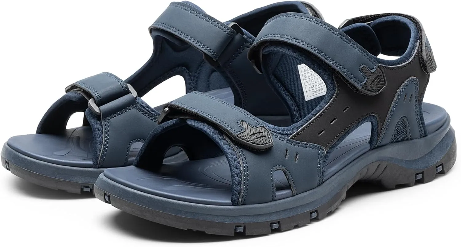 DREAM PAIRS Men??s Arch Support Hiking Sandals Sport Outdoor Athletic Comfortable Summer Beach Water Sandals