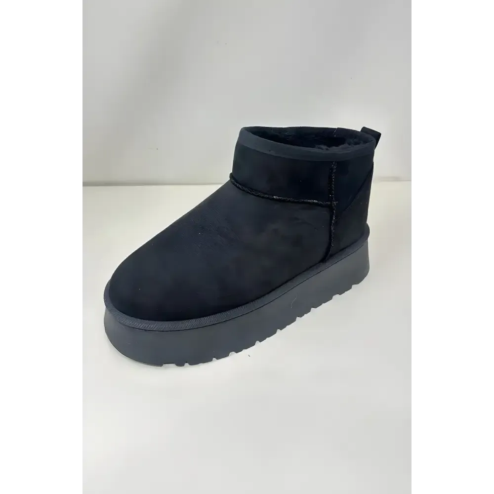 Elevate Your Style with WILD DIVA Suede Platform Booties in Luxury Fashion