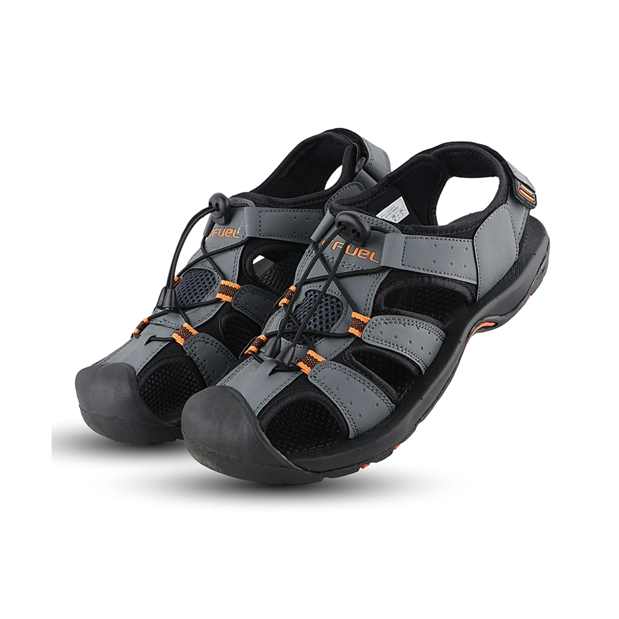 Fuel Soldier-02 Fisherman Sandals for Men(Grey)