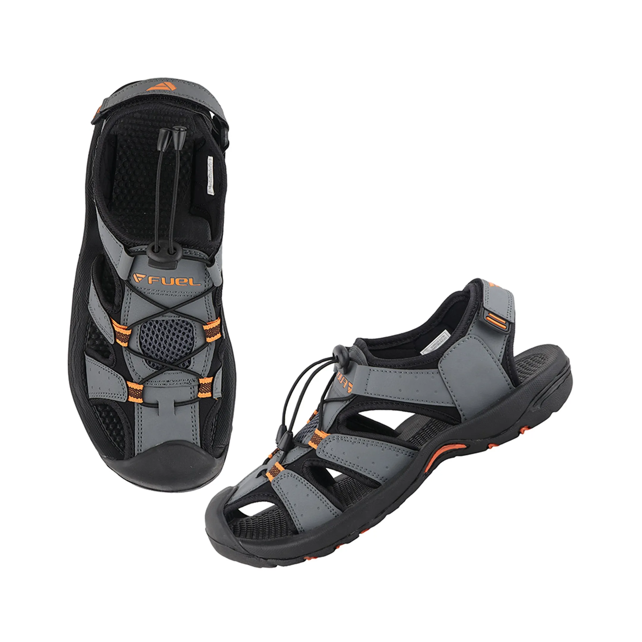 Fuel Soldier-02 Fisherman Sandals for Men(Grey)