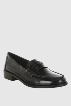 Genuine Leather Penny Strap Loafers
