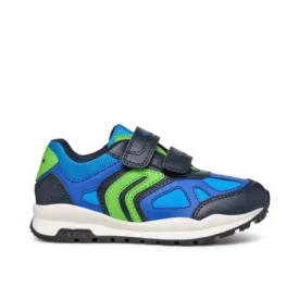 Geox Pavel Riptape Trainer Navy/Lime