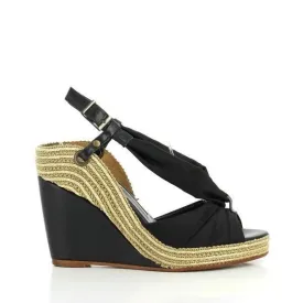 Gino Vaello 2981 Black Wedges
