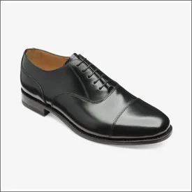 Loake 200 Black Capped Oxford Shoe--
