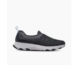 Merrell Men's Cloud Moc Knit Slip Ons- Black