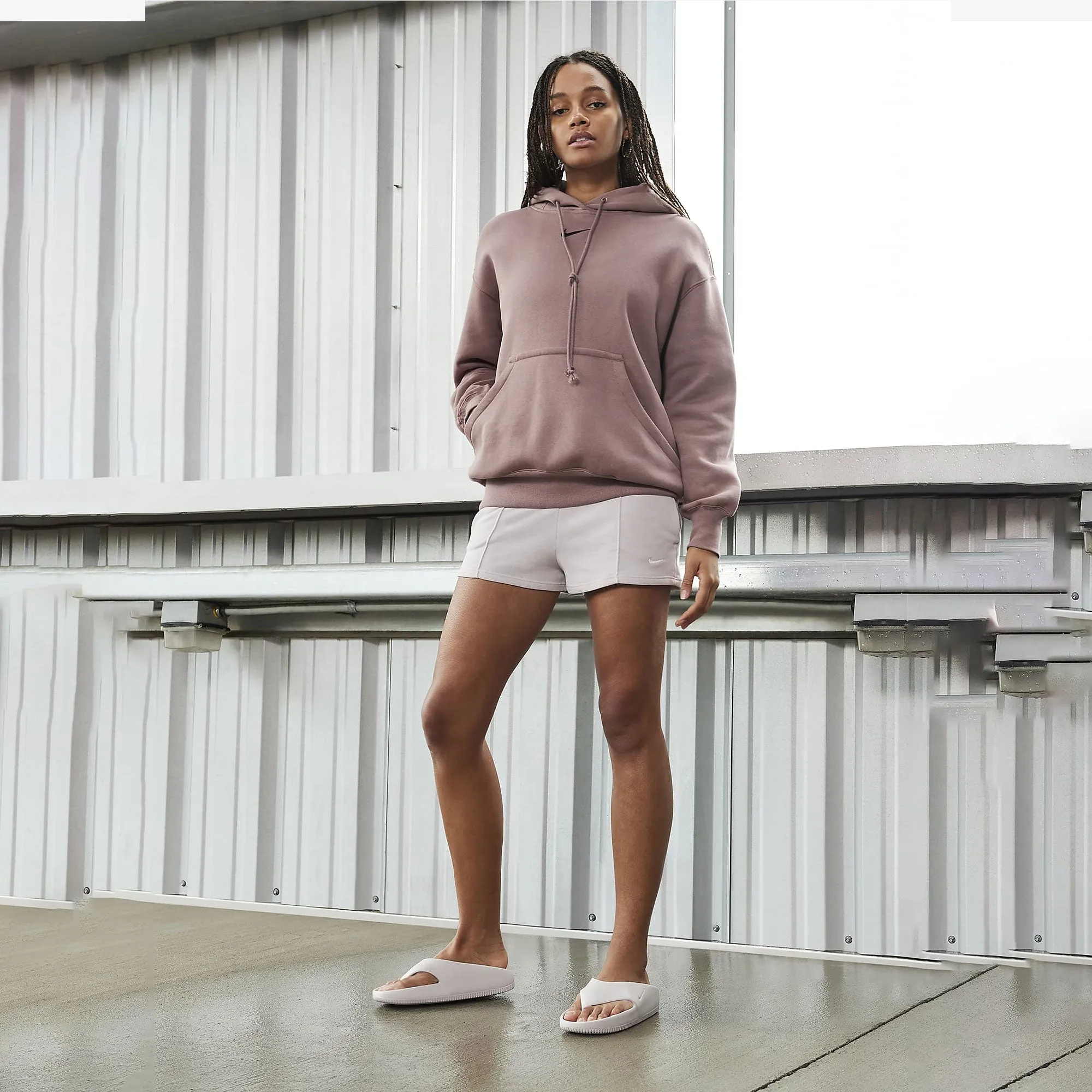 Nike | WMN'S CALM FLIP FLOPS  { PLATINUM VIOLET/PLATINUM VIOLET