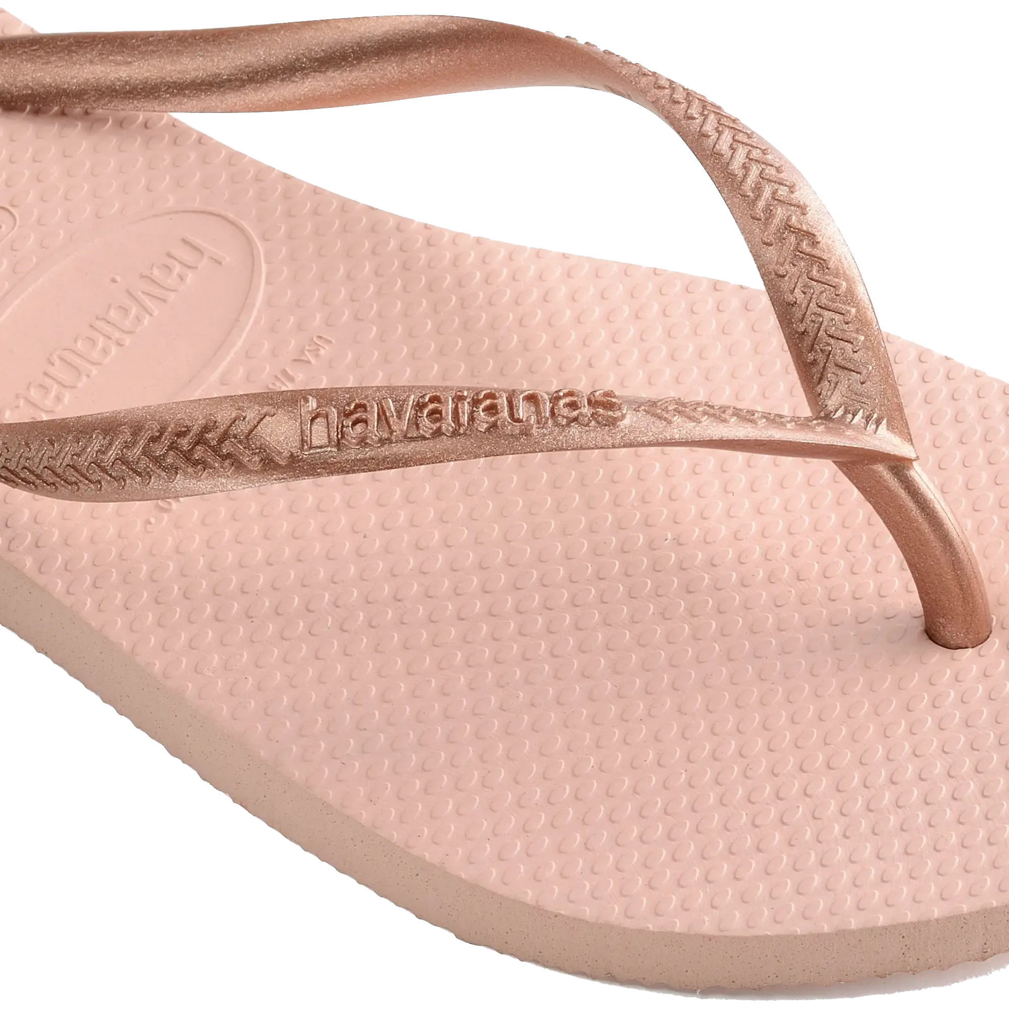 Slim Flip Flops in Ballet Rose
