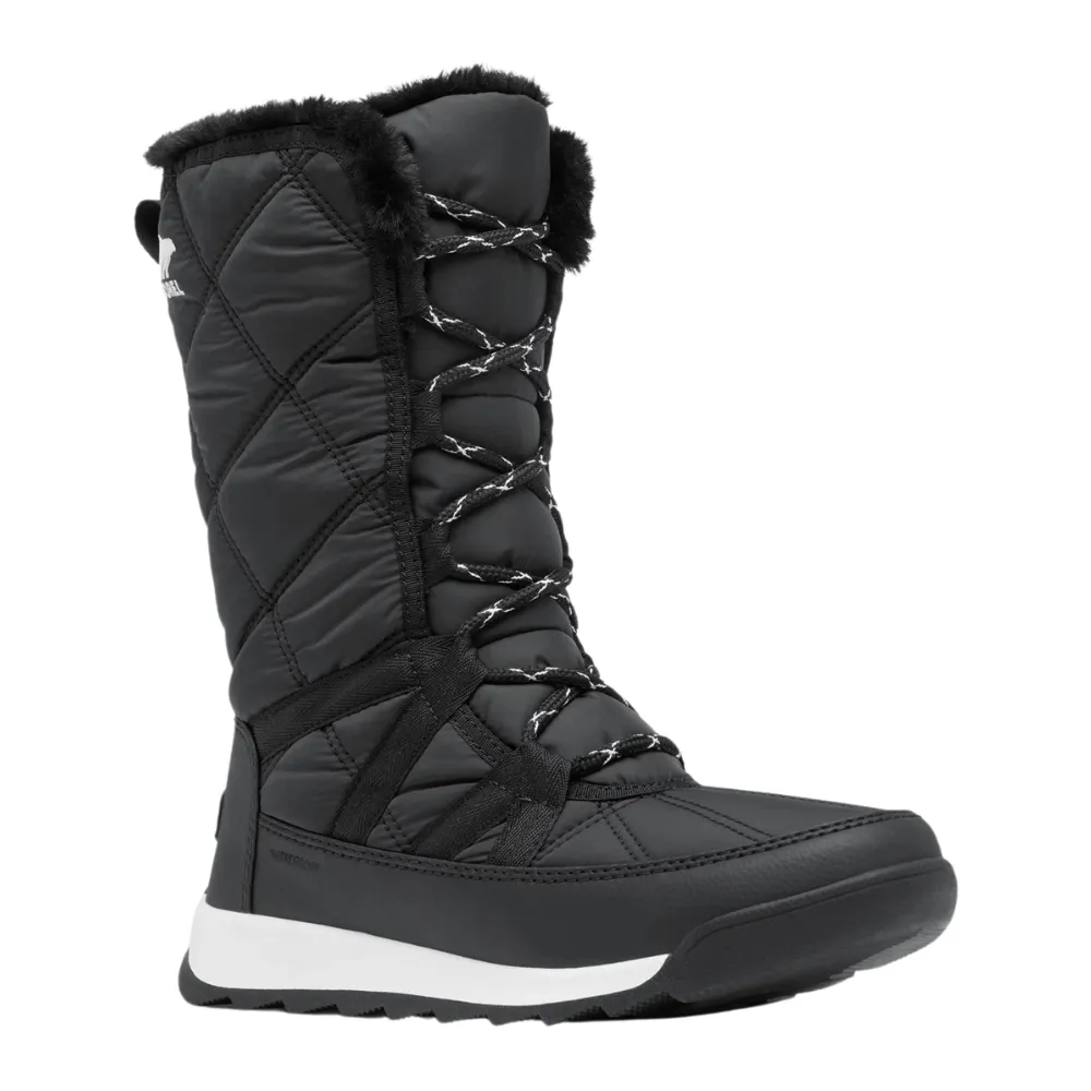 Sorel Whitney II Tall Plus Waterproof Black/Sea Salt Lace Boot (Women's)