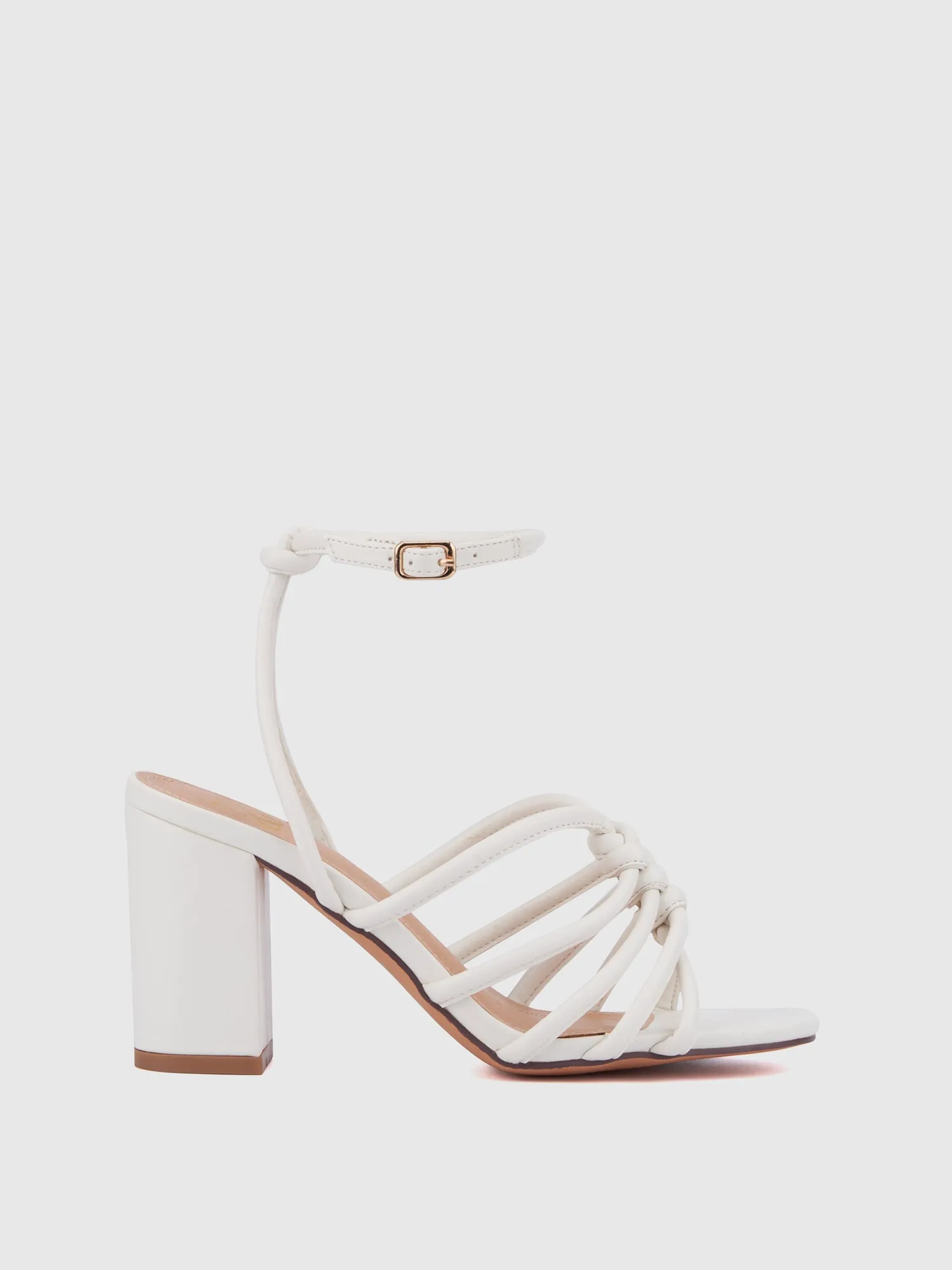 Strappy Block Heel