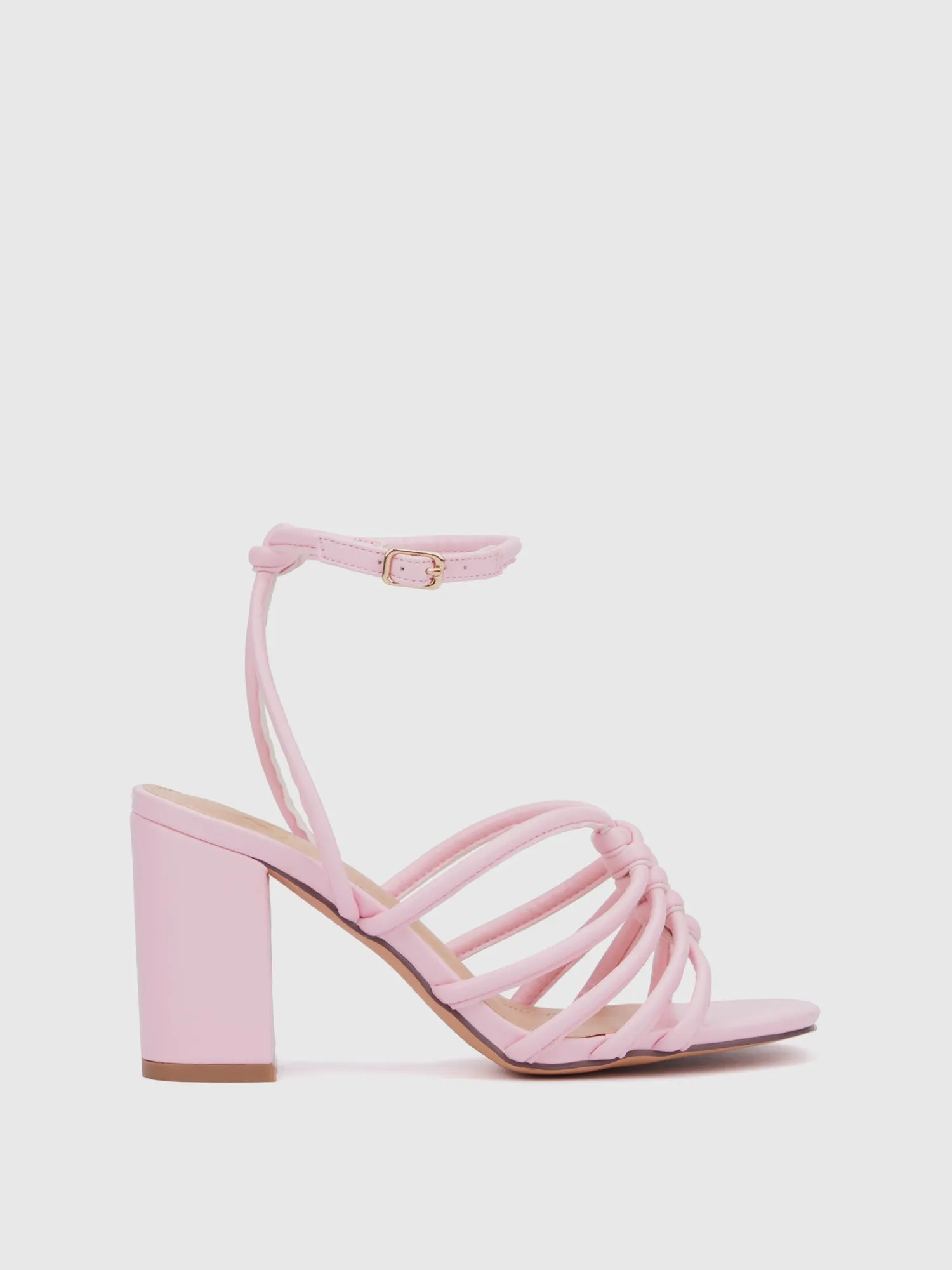 Strappy Block Heel