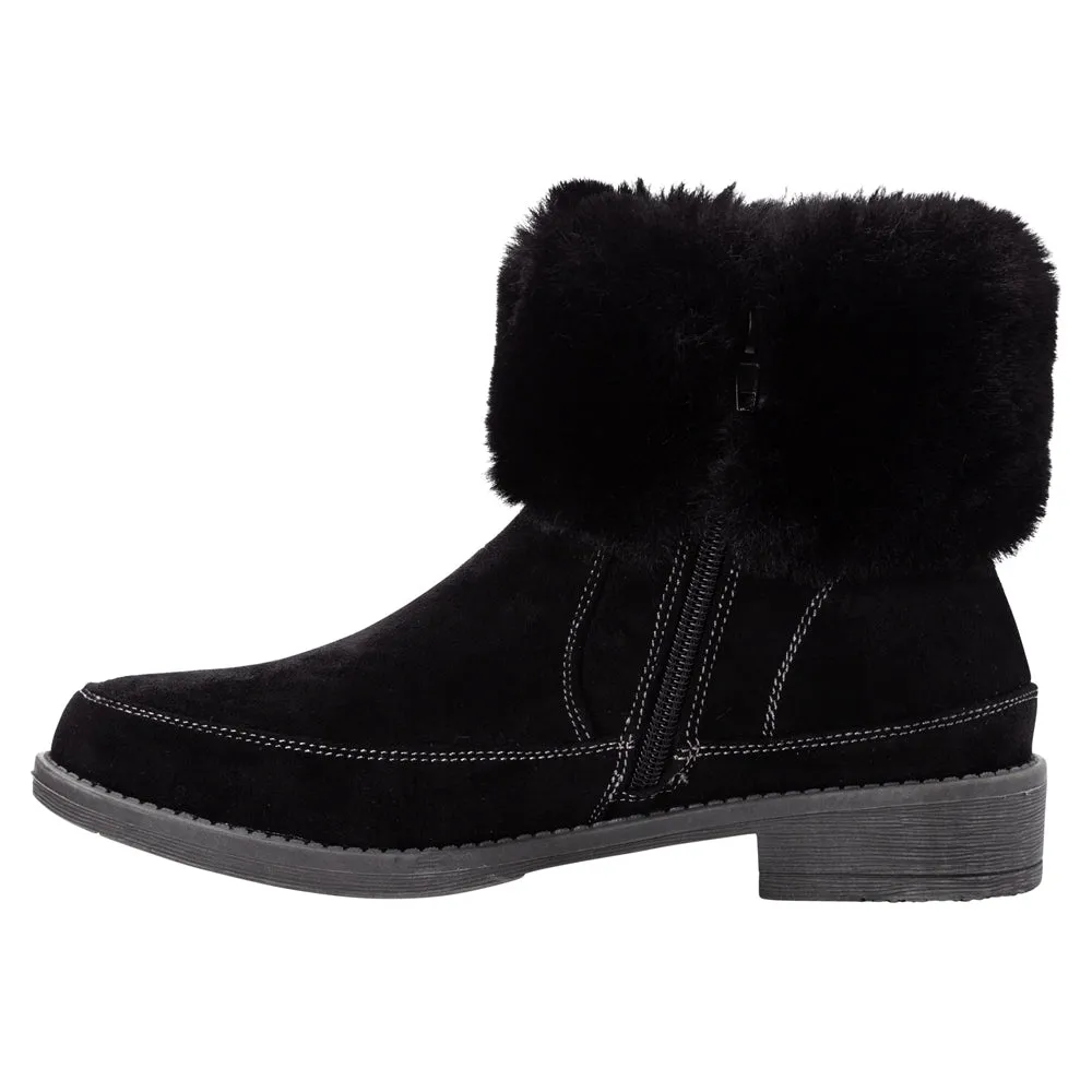 Tabitha Round Toe Zippered Booties