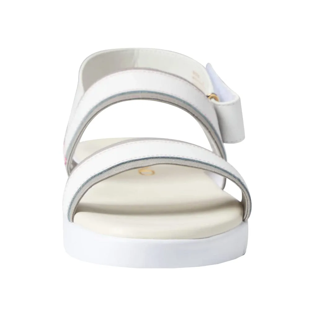 ZEROGRAND Flat Double Band Sling Back Sandals