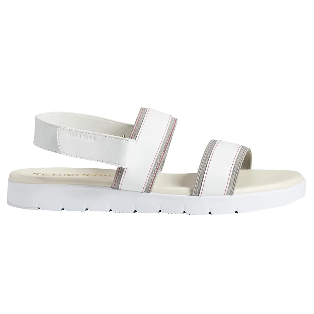 ZEROGRAND Flat Double Band Sling Back Sandals